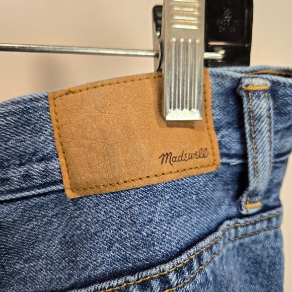 Madewell Extra-Wide Leg Jeans Blue Montauk Wash High Rise Boho Casual Size 32 - Picture 4 of 8